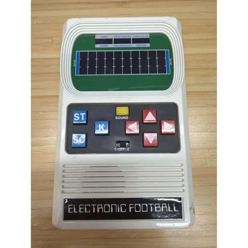 Mattel Electronic Football Handheld Game Basic Fun Retro Tested Works